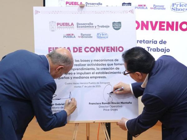 Promueve gobierno de Alejandro Armenta seguridad para empleo y emprendimientos