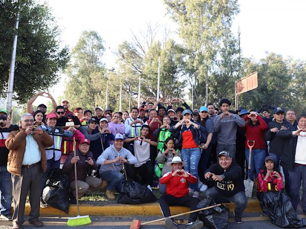 SEDIF, Cuautlancingo y Romero Vargas realizan faena comunitaria