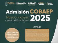 Inicia proceso de admisi&oacute;n COBAEP para el ciclo escolar 2025-2026
