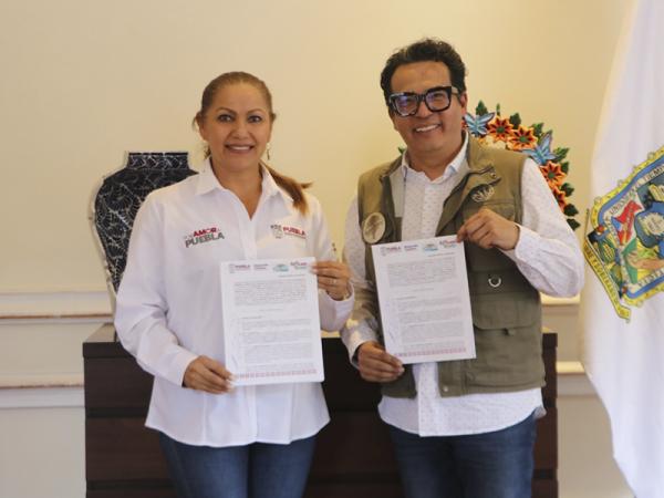 Secretaría de Desarrollo Turístico firma convenio marco con Africam Safari y Arboterra
