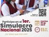 Invita Gobierno del Estado a sumarse al primer &ldquo;Simulacro Nacional 2025&rdquo;