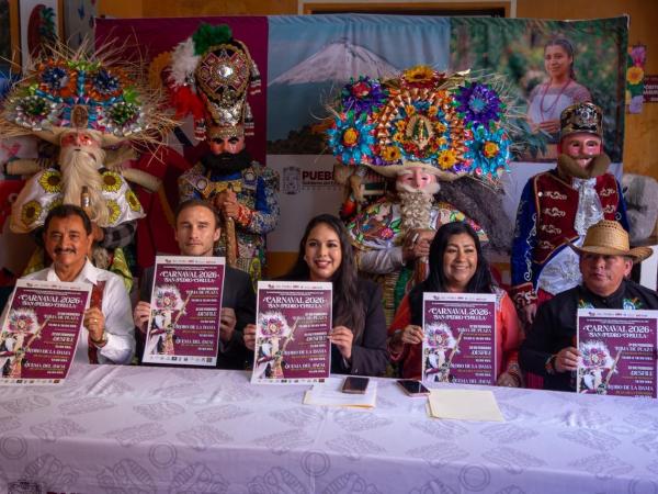 Impulsa Secretaría de Desarrollo Turístico el Carnaval de San Pedro Cholula
