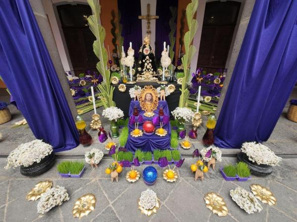 Secretaría de Arte y Cultura instala Altar de Dolores en Centro Histórico