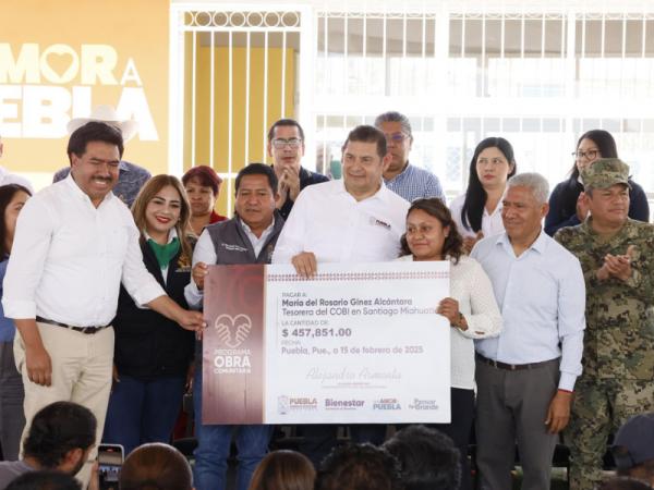 Con seguridad y educación vamos a transformar a Puebla: Armenta