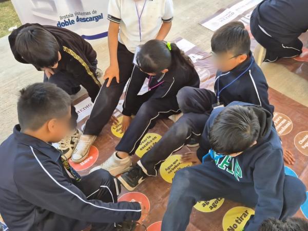Lleva CEASPUE actividades de Domo del Agua a niñas y niños de Huejotzingo