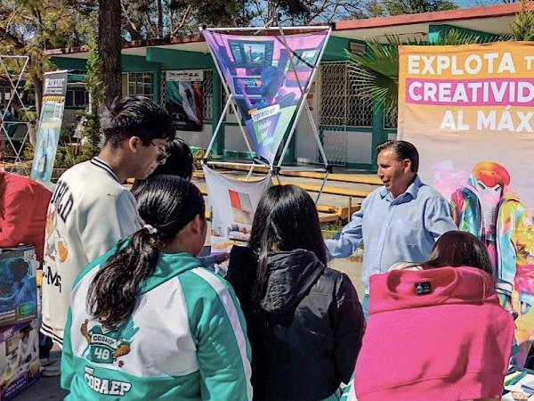 Participan más de 8 mil estudiantes del COBAEP en “Feria Profesiográfica 2025”