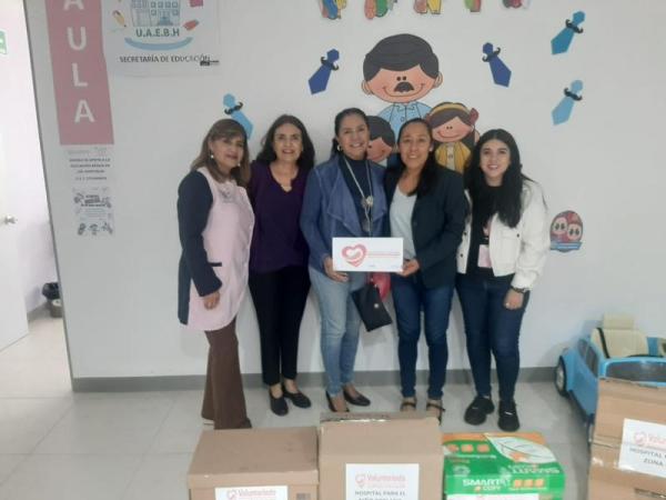 Voluntariado de la Secretaría de Educación apoya a estudiantes hospitalizados
