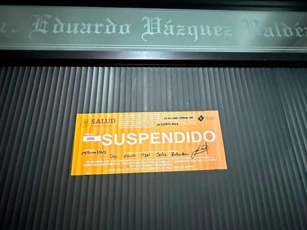 Suspende DPRIS clínica por incumplir requisitos sanitarios