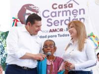 Alejandro Armenta inaugura la tercera de 27 Casas Carmen Serd&aacute;n