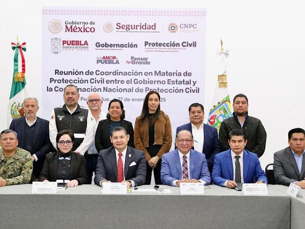 Por la seguridad y protección de las familias, Puebla alineada a la estrategia de la Presidenta Claudia Sheinbaum