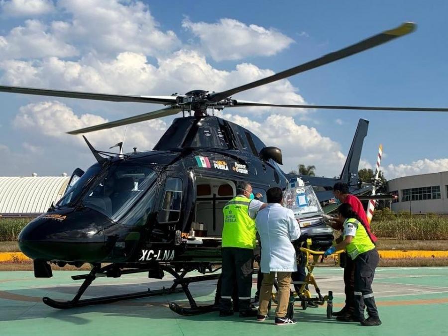 Respuesta inmediata permite traslado aéreo de bebé hacia Ciudad de México