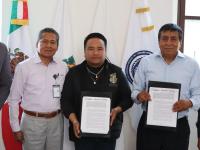 Firma de convenio de Evaluaciones de Control de Confianza