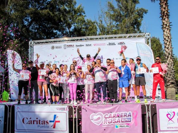Puebla se une contra el cáncer de mama en la Carrera Rosa 2025
