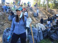 Retir&oacute; Medio Ambiente dos toneladas de residuos durante jornada de limpieza