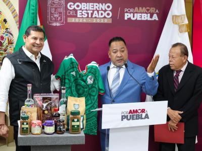 Con modernizaci&oacute;n aeroportuaria hist&oacute;rica, migrantes poblanos acceder&aacute; a vuelos directos en un espacio digno