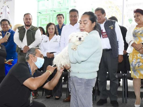 Inicia en Coronango la Semana Nacional de Vacunación Antirrábica Canina y Felina