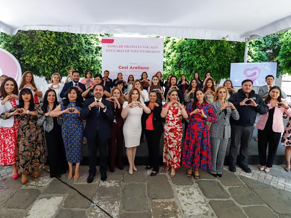 Ceci Arellano fortalece el voluntariado del SEDIF con nuevas vocales titulares