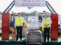 Encabezan Armenta y Chedraui colocaci&oacute;n de la primera piedra del Mercado de San Ram&oacute;n