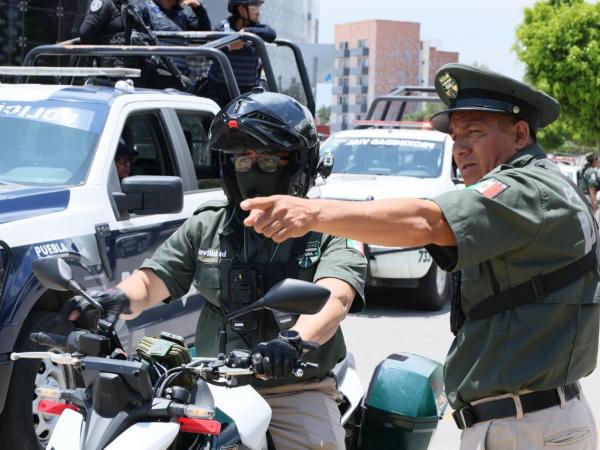 Patrullaje coordinado las 24 horas en Vía Atlixcáyotl para reforzar la seguridad 
