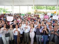 Entregas simult&aacute;neas de insumos para el campo en la mixteca poblana