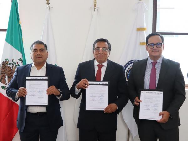 Firma convenio de seguridad CECSNSP y BUAP