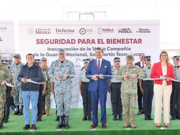 Compañía de la Guardia Nacional en Texmelucan: seguridad y coordinación en Puebla