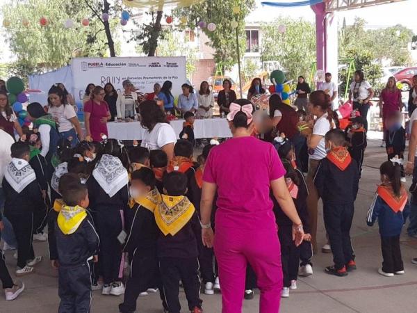 Realizan rally educativo en preescolar para promover valores