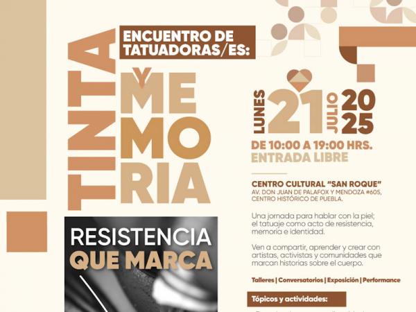 Presentan encuentro de tatuadoras y tatuadores en el Centro Cultural “San Roque”