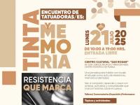 Presentan encuentro de tatuadoras y tatuadores en el Centro Cultural &ldquo;San Roque&rdquo;