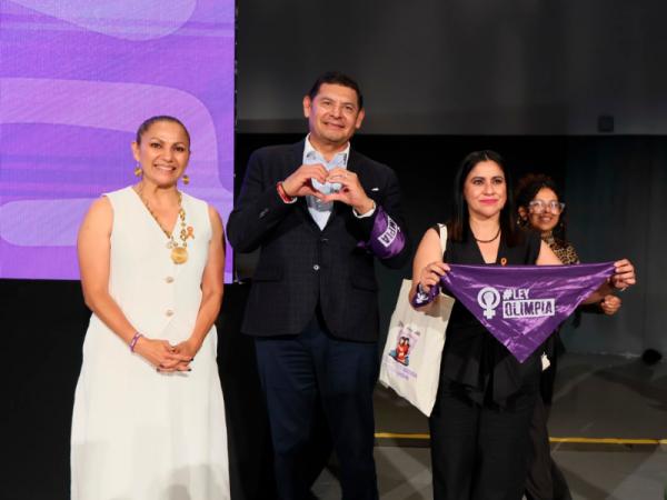 Gobierno Estatal convierte lucha de Olimpia en conciencia colectiva para proteger mujeres
