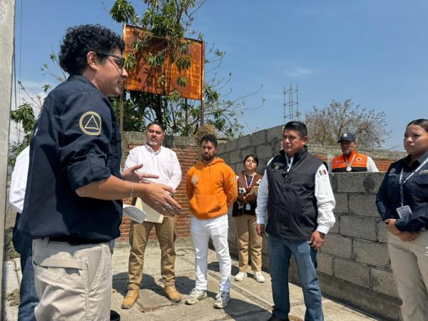 Protección Civil verifica la ruta 7 de evacuación del volcán Popocatépetl