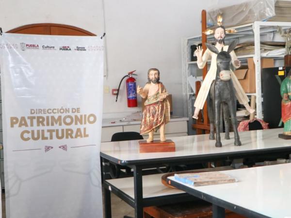 Secretaría de Arte y Cultura y UPAEP concluyen restauración de piezas patrimoniales