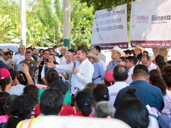 Impulsa Gobierno de Puebla recuperación del campo en zonas afectadas por contingencia