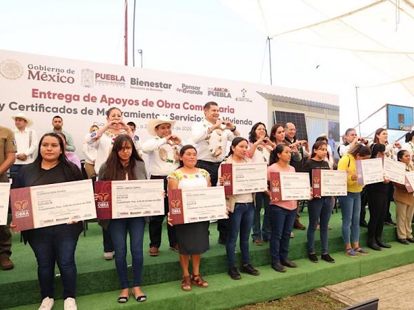 Mujeres tesoreras de Cuautempan administran casi 6 mdp en proyectos de Obra Comunitaria