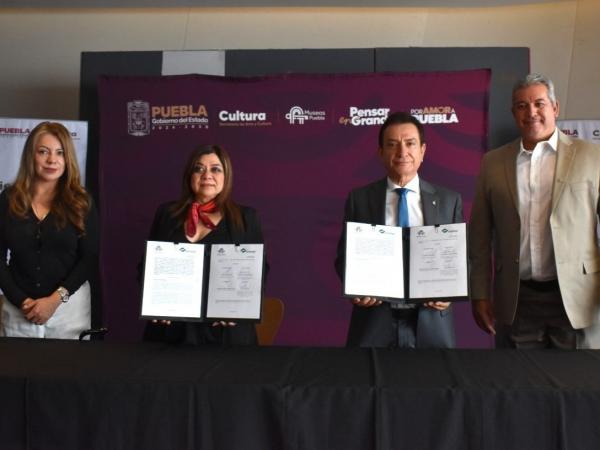 Conalep y Museos Puebla firman convenio de colaboración