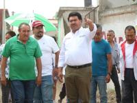 Supervisan obra comunitaria en Santa Mar&iacute;a Xonacatepec