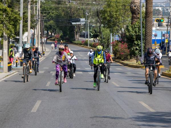 Fortalece gobierno estatal movilidad activa con Vía Recreativa semanal