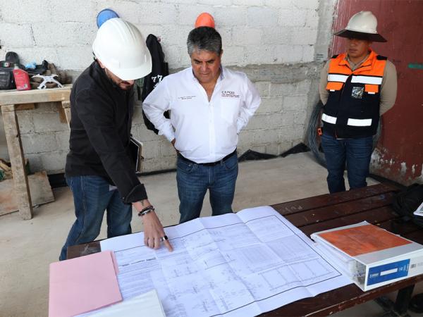 Socializa CAPCEE obras de infraestructura educativa en Amozoc