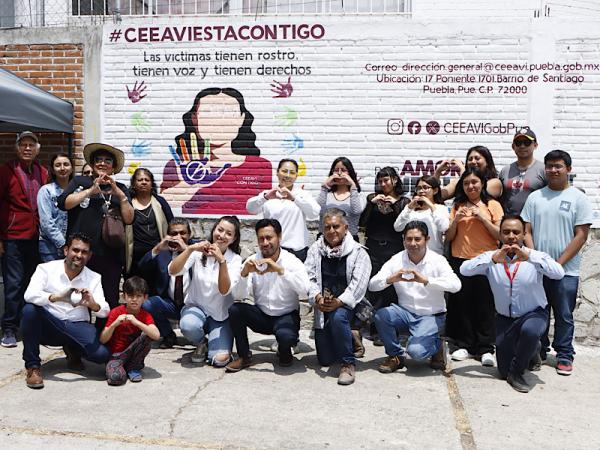 Impulsa gobierno estatal campaña “Mural por la paz y la dignidad de las víctimas”