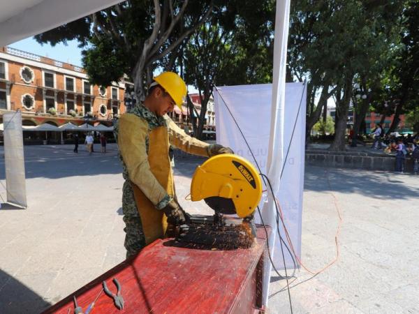 Gran participación de poblanos en Programa “Sí al Desarme, Sí a la Paz”