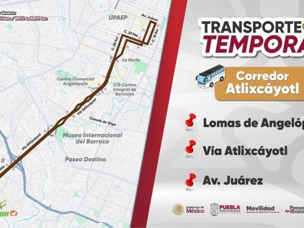 Implementa gobierno estatal nuevo recorrido temporal