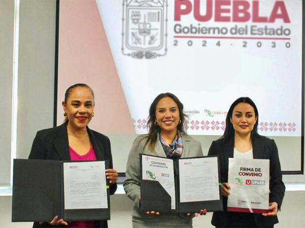 CECyTE Puebla y UPAEP firman convenio para impulsar la formación académica
