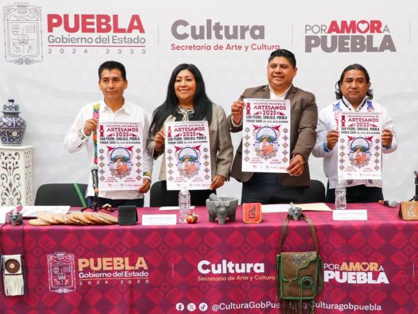 Invitan al Primer Encuentro Nacional de Artesanos 2025 en San Pedro Cholula