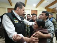 En coordinaci&oacute;n, &oacute;rdenes de gobierno supervisan atenci&oacute;n a afectados por lluvias en Puebla