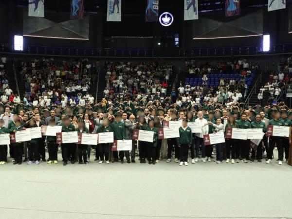 Realiza SEP abanderamiento de delegación para Juegos Deportivos Nacionales Escolares