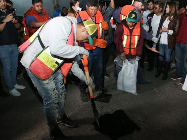 Bachetón trabaja 24 hrs para dignificación de vialidades