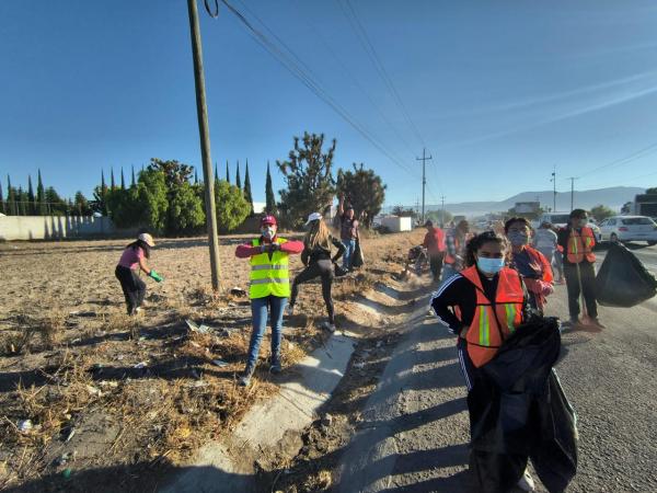 Trabajo conjunto por un Tecamachalco más limpio, fuerte y unido