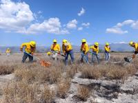 Brigadistas de Protecci&oacute;n Civil ampl&iacute;an habilidades contra incendios forestales