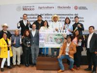 Billete conmemorativo de Loter&iacute;a Nacional honra el d&eacute;cimo aniversario del Mezcal Poblano
