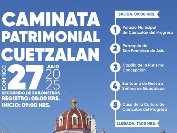 Invitan a recorrer patrimonio de Cuetzalan en caminata segura y enfocada en el bienestar